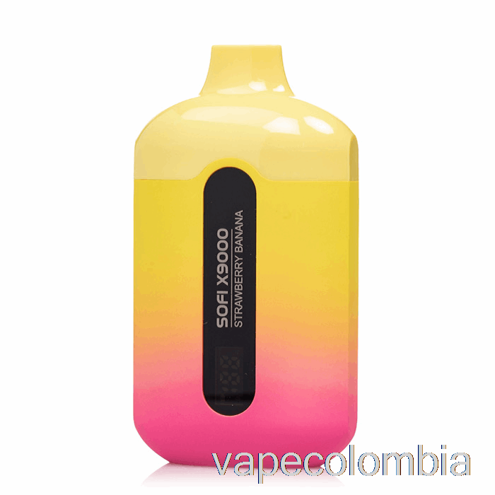 Vape Recargable Sofi X9000 Inteligente Desechable Fresa Plátano